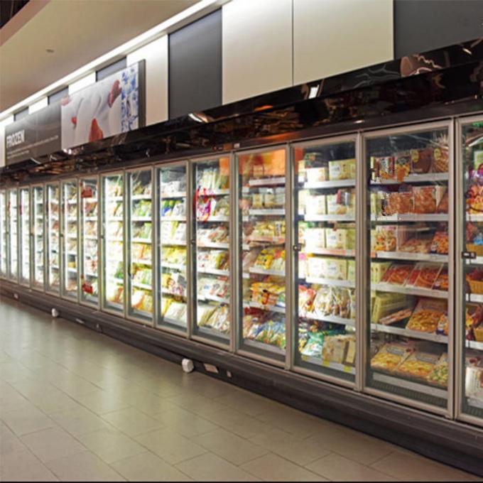 Equipamentos de refrigeração verticais do supermercado 1250L 0