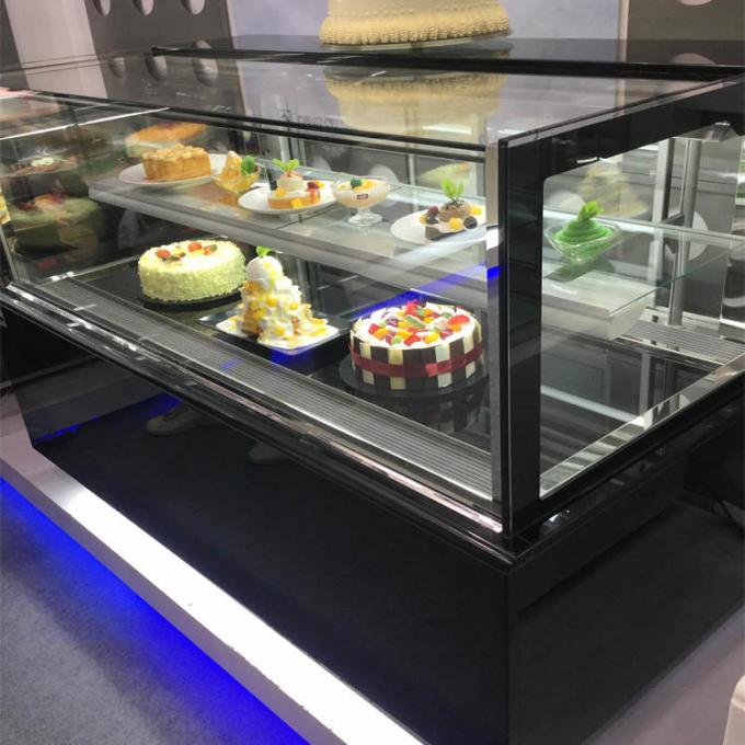 Dos equipamentos comerciais da padaria do CE refrigerador de fecho automático da exposição da porta 6ft 0