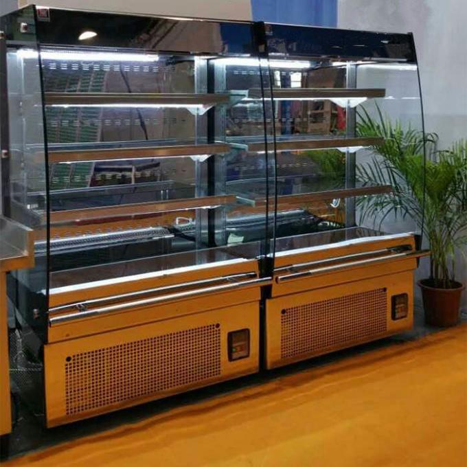 Refrigerador da exposição da padaria de Front Full Opened R134a 4ft 0