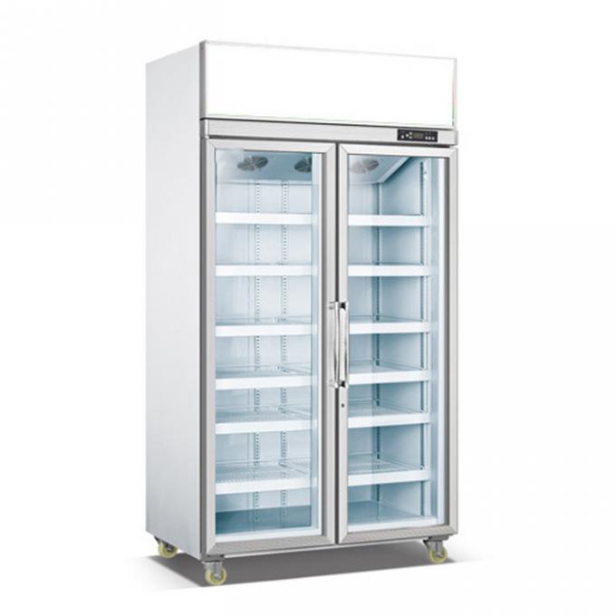 refrigerador da exposição da loja 800L de 1200*700*2130mm 0