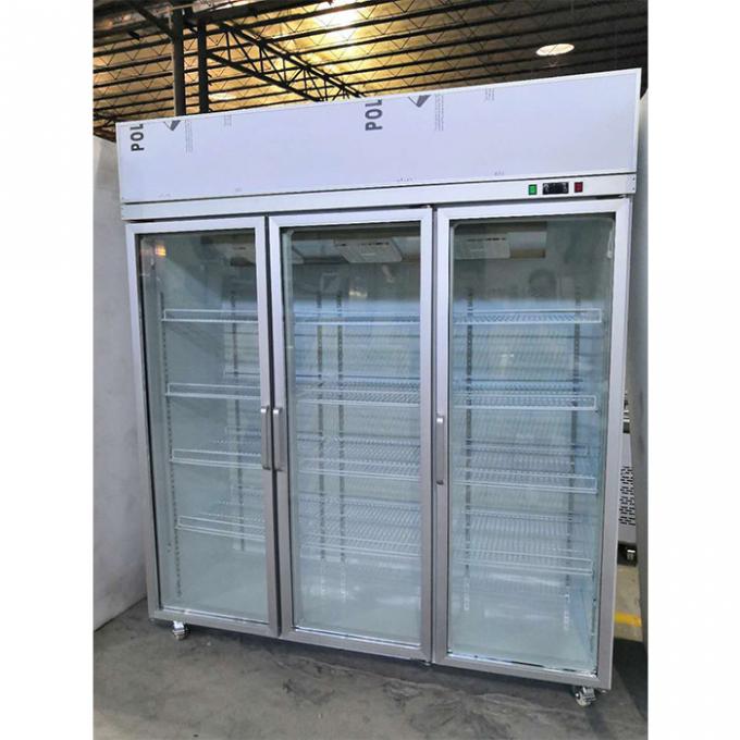 Anúncio publicitário de vidro do refrigerador da porta da dupla camada do CE 600W 0