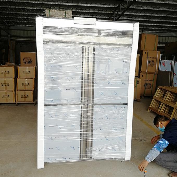 4 congelador de refrigerador de aço inoxidável comercial da porta 300W 2