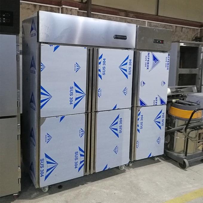 congelador de refrigerador 550W de aço inoxidável comercial de 2000mm 2